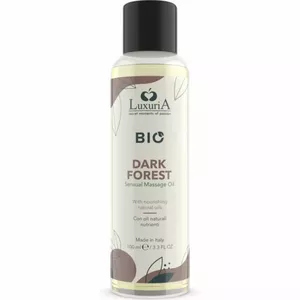 Masāžas eļļa INTIMATELINE LUXURIA BIO DARK FOREST 100 ml — organiskā masāžas eļļa 100 ml