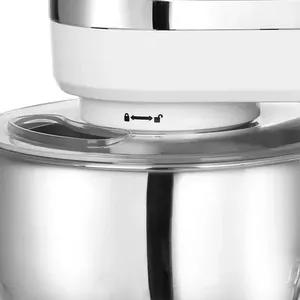 Stenda mikseris Emerio KM-123117 — 5 l nerūsējošā tērauda bļoda, 6 ātrumi