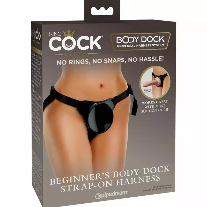 Стрэп-он king cock Регулируемая шлейка для начинающих Photo 8