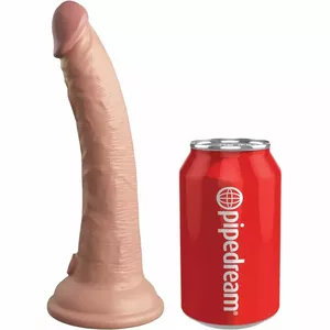 Dildo KING COCK ELITE REALISTIC SILICONE DILDO 17.8 CM