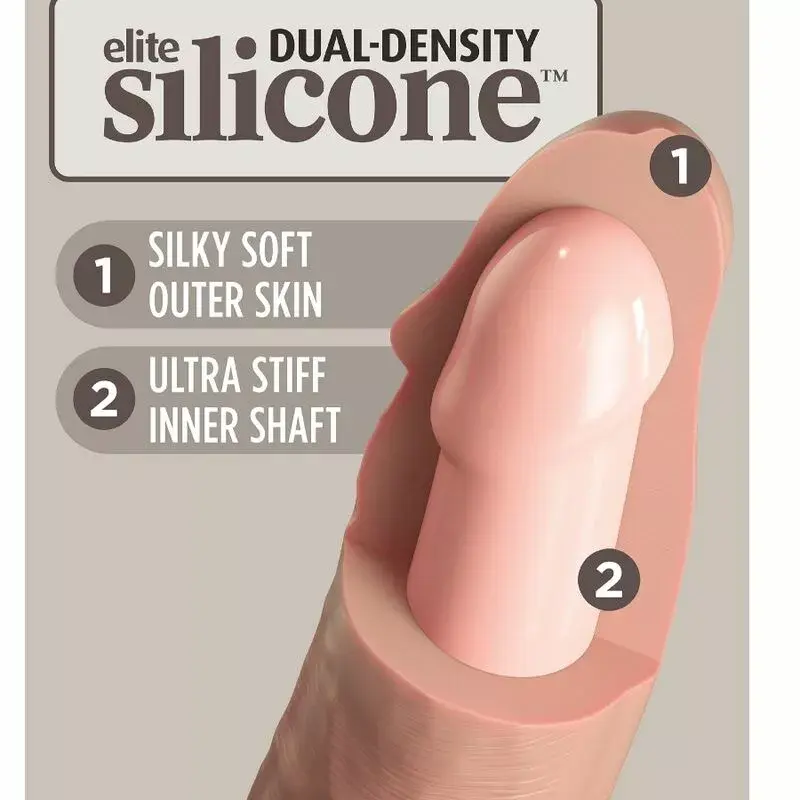 Dildo KING COCK ELITE REALISTIC SILICONE Photo 3
