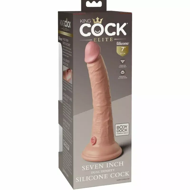 Dildo KING COCK ELITE REALISTIC SILICONE Photo 4