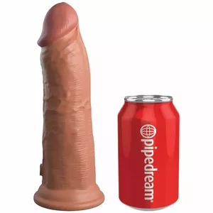 Dildo KING COCK Silicone Caramel 20.3 cm