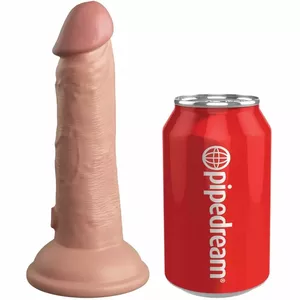 Dildo KING COCK Silicone Flesh 15.2 cm