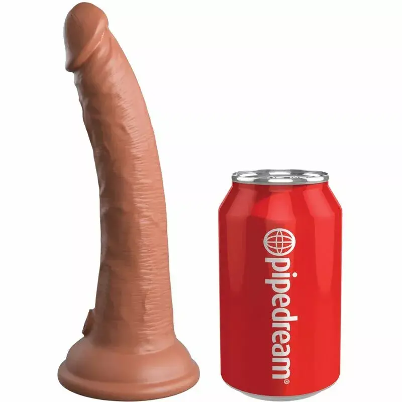 King Cock strap-on ar 17,8 cm silikona dildo Photo 6