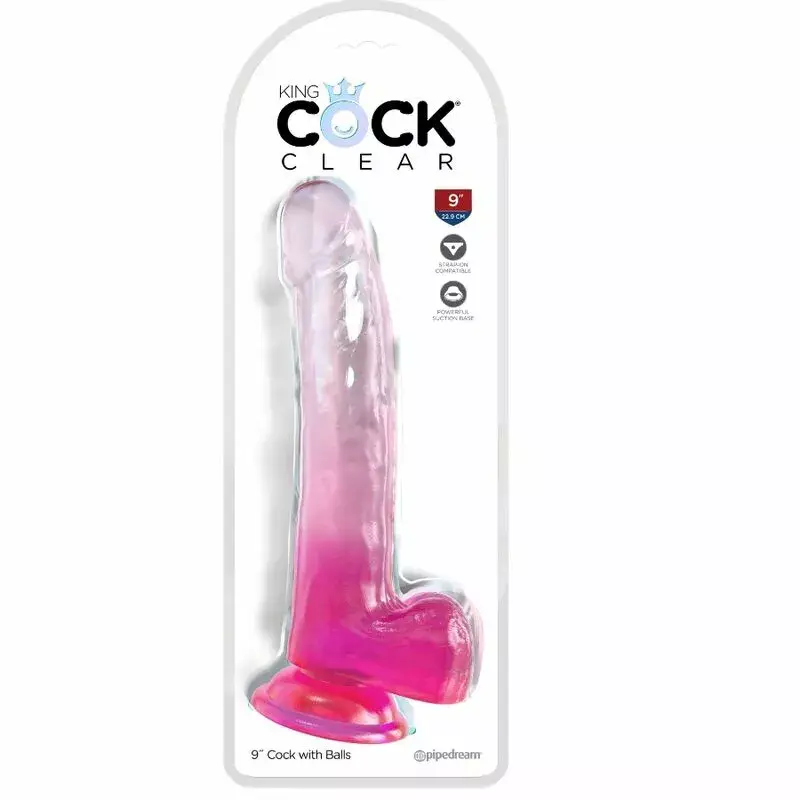 Dildo king cock D-236641 Clear, 20.3 cm Photo 2