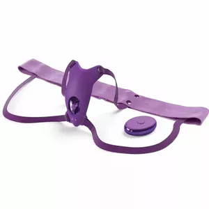 Fantasy For Her Butterfly Harness Vibrating Rechargeable with Remote Control Purple