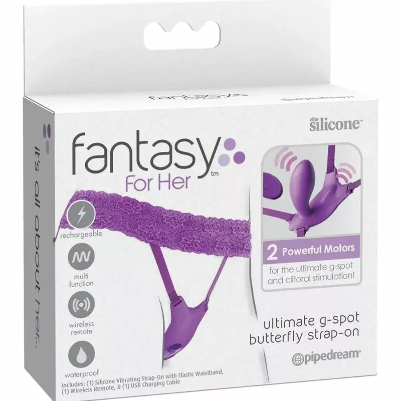 Вибратор Fantasy For Her Butterfly Harness G-Spot Photo 5