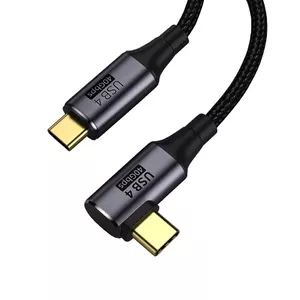 USB cable PremiumCord KU4CU12 USB4 Gen 3x2 1.2 m USB C Black Grey