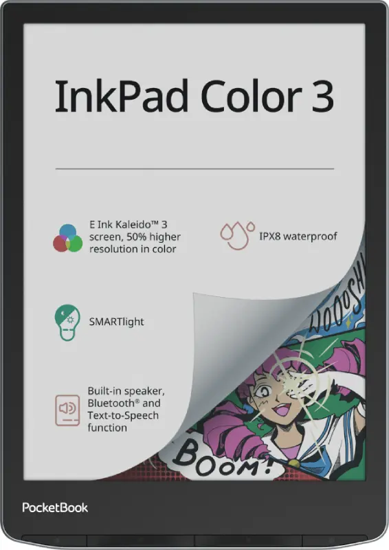 PocketBook InkPad Color 3 E-Grāmatu Lasītājs