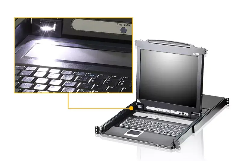 KVM переключатель ATEN 8-Port 17" LCD Photo 3