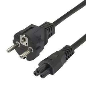 Power Cable Deltaco 1902301 1.5m CEE7/7 C5 Coupler