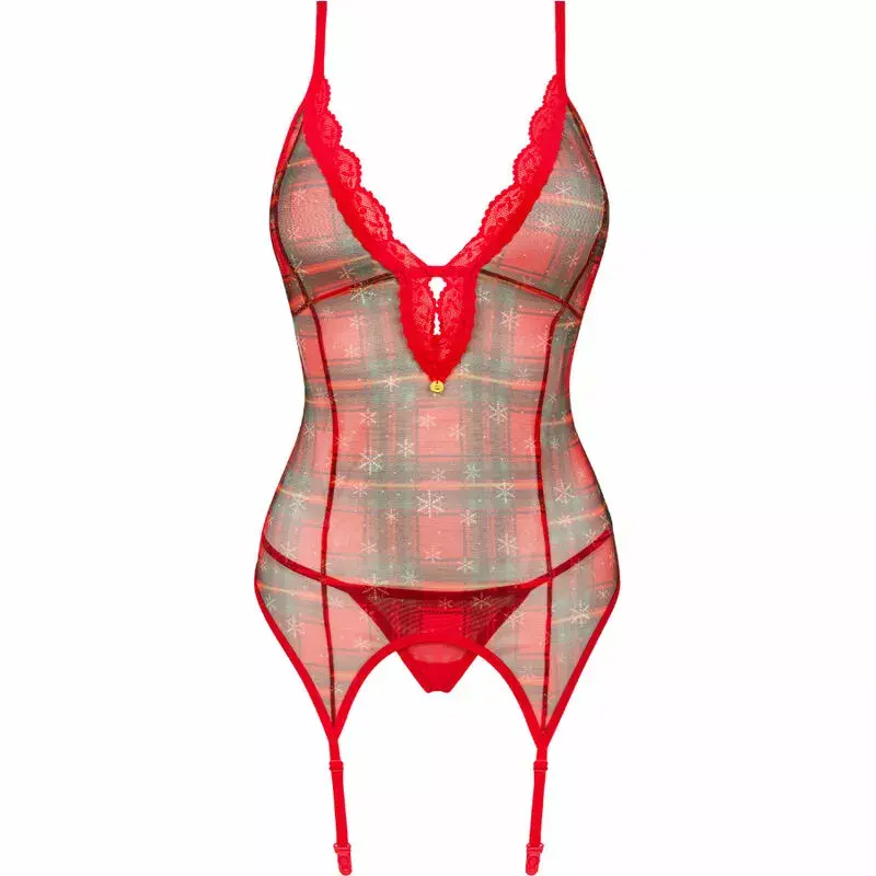Корсет Obsessive D-236327 XL/2XL комплект с поясом Photo 5