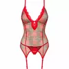 Корсет Obsessive D-236327 XL/2XL комплект с поясом Photo 5