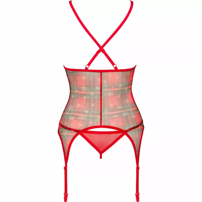 Корсет Obsessive D-236327 XL/2XL комплект с поясом Photo 6