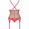 Корсет Obsessive D-236327 XL/2XL комплект с поясом Photo 6
