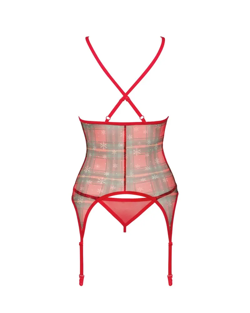 Корсет Obsessive D-236327 XL/2XL комплект с поясом Photo 12