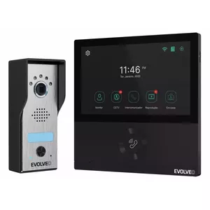 Video Intercom System Evolveo DoorPhone DPAHD7B 2 MP 7" Black Stainless Steel