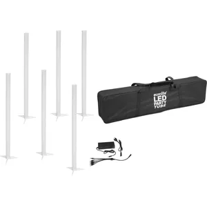 LED party tube set EUROLITE 20000952 — 6x battery-powered RGB tubes with IR remote