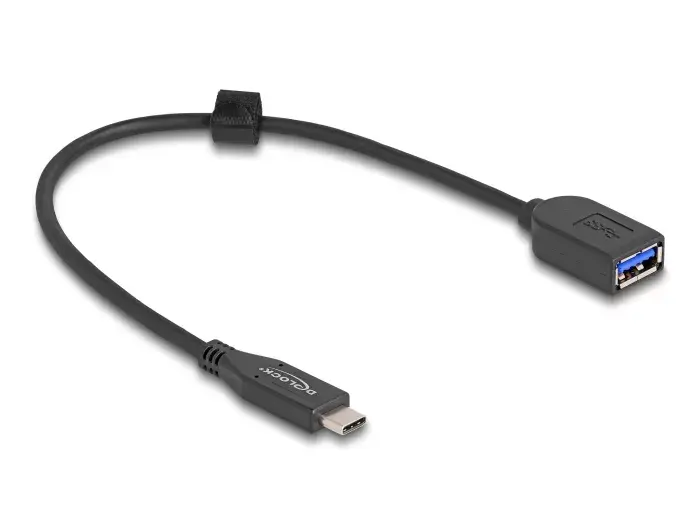 DeLOCK USB koaksiālais kabelis USB Type-C vīriešu uz Type-A sieviešu Photo 2