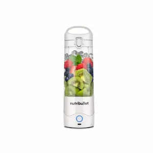 Спортивный блендер NUTRIBULLET Portable 0,475 л белый с чашей Tritan и лезвиями из нержавеющей стали, на батарее