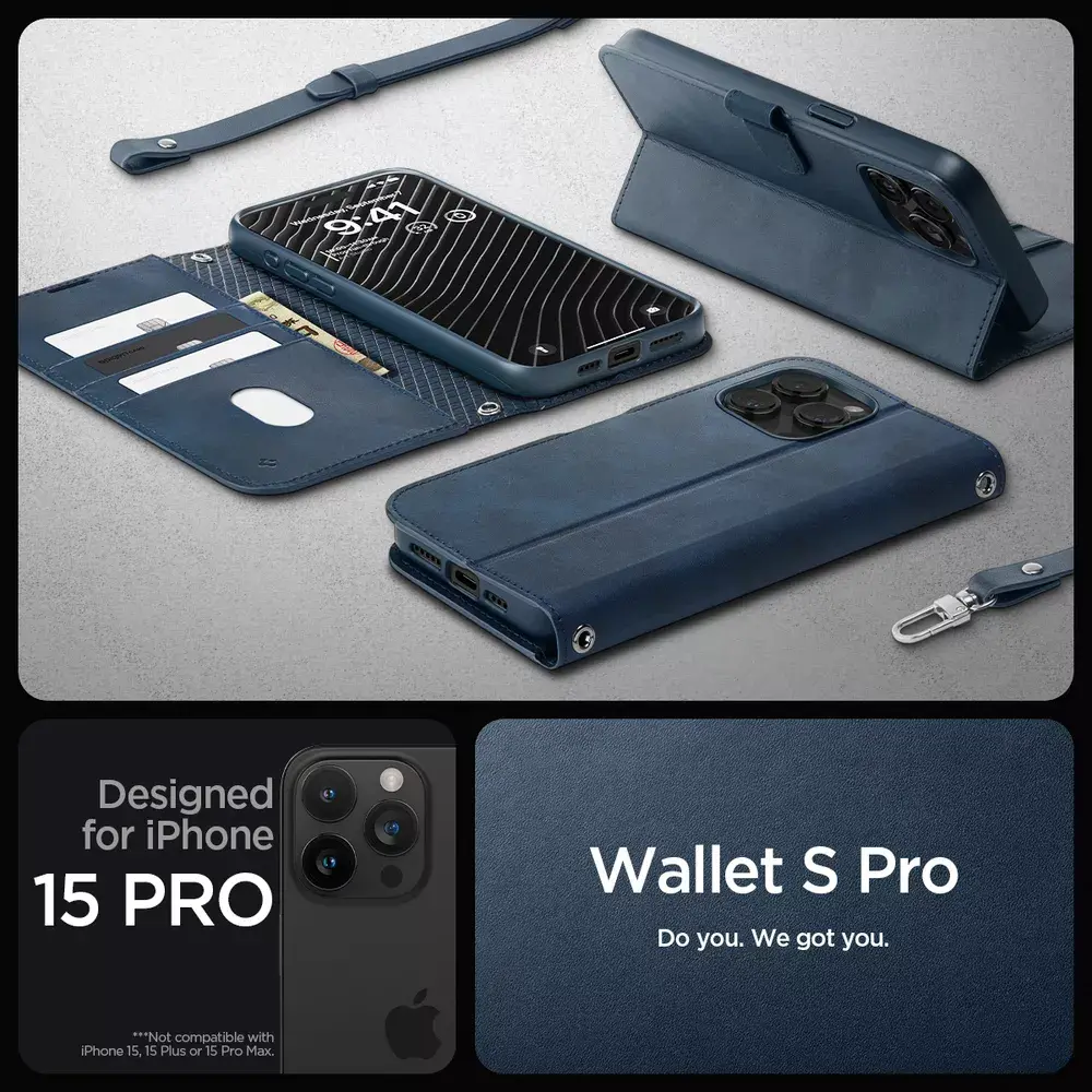 Maku soma Spigen Wallet S Pro iPhone 15 Pro Photo 13