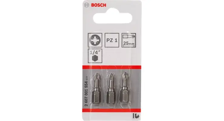 Screwdriver Bits Bosch Extra Hard PZ 2 Photo 2