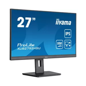 iiyama XUB2792HSU-B6 monitori 68,6 cm (27") 1920 x 1080 pikseļi Full HD LED Melns