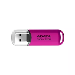 ADATA AC906-32G-RPP USB zibatmiņa 32 GB USB Type-A 2.0 Rozā, Caurspīdīgs