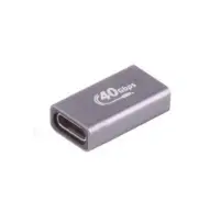 ShiverPeaks 13-60003 USB-C kabeļa dzimuma mainītājs USB4 Gen 3x2 Pelēks