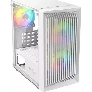 Computer Case Logic Concept Atos Mini ARGB Micro-ATX Black