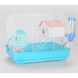 Клетка для грызунов Panama Pet PP-50632, 33×23×26 см, бело-голубая
