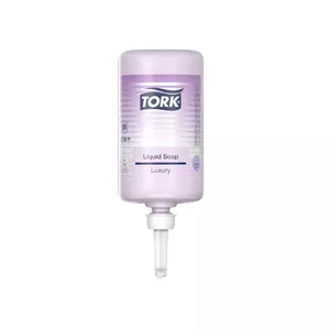 Liquid soap Tork Premium Soap Luxury S1 1L Violet — Tork 1 L violet liquid hand soap, dispenser refill