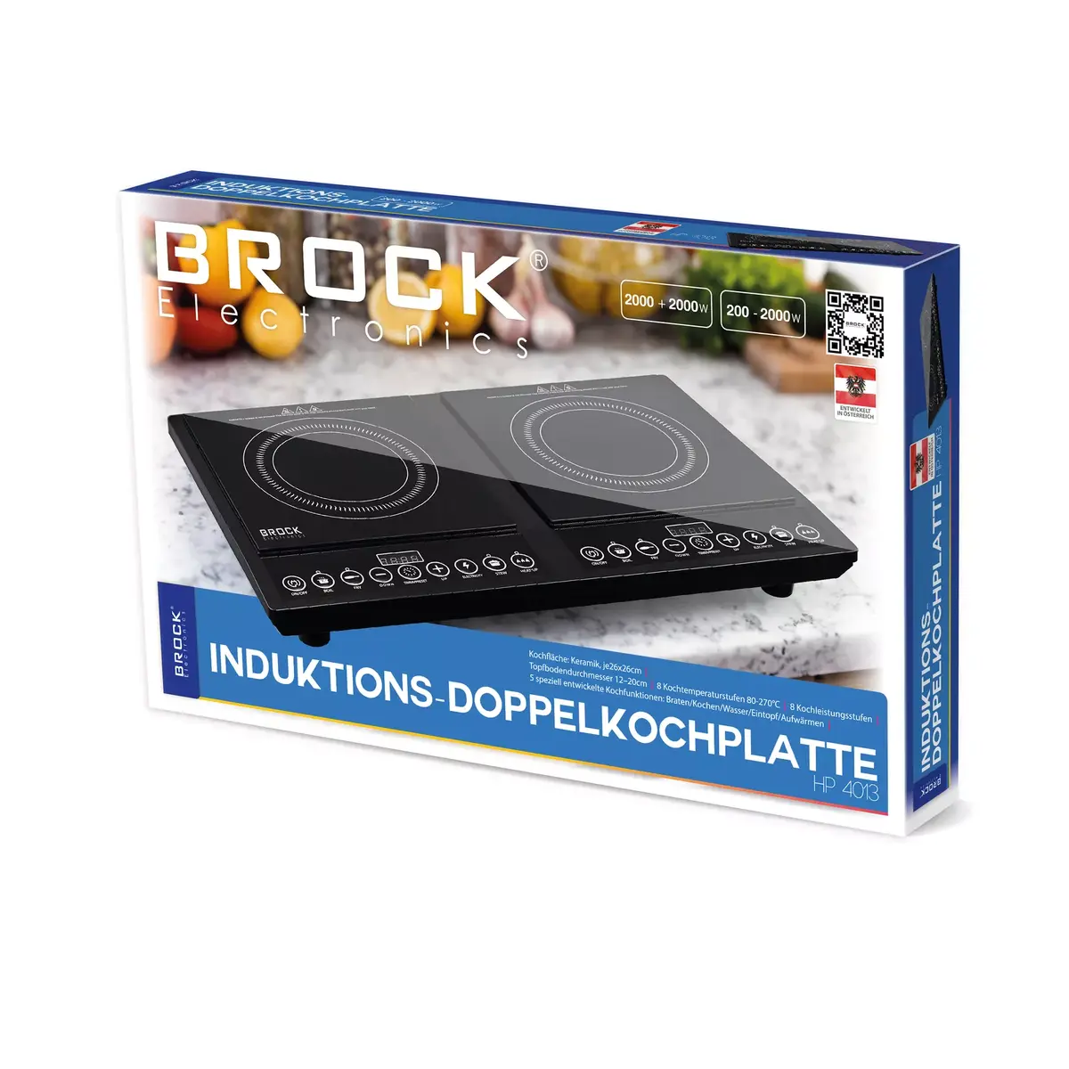 Двухконфорочная индукционная плита BROCK HP 4013 | 4000 Вт Photo 3