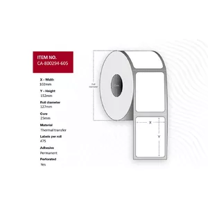 Printer label Capture CA-800294-605