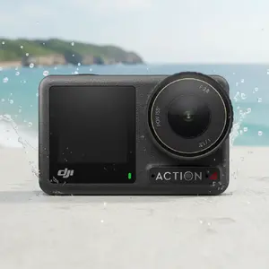 Action camera DJI Osmo Action 4 — 4K Ultra HD, CMOS sensor, 155° FOV, MicroSD up to 512 GB, waterproof 18 m, 145 g