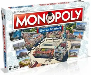 Galda spēle HASBRO Monopoly Poznań — ģimenes ekonomiskā spēle ar pilsētas tematikas