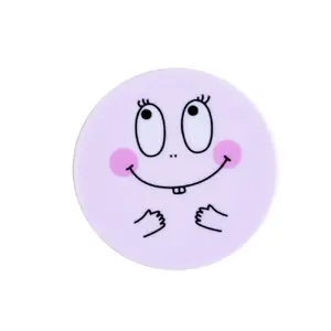 Pop Holder iLike universal phone grip and stand, Smile Pink, model ILIUNPH6