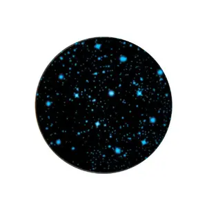 Pop Holder for Smartphones iLike ILIUNPH12 Stars Black Blue — Universal grip and stand