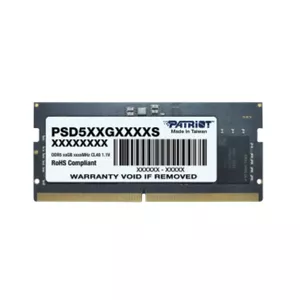 Laptop DDR5 memory module PATRIOT 32GB 5600MHz SO-DIMM 262-pin 1.1V On-Die ECC CL46