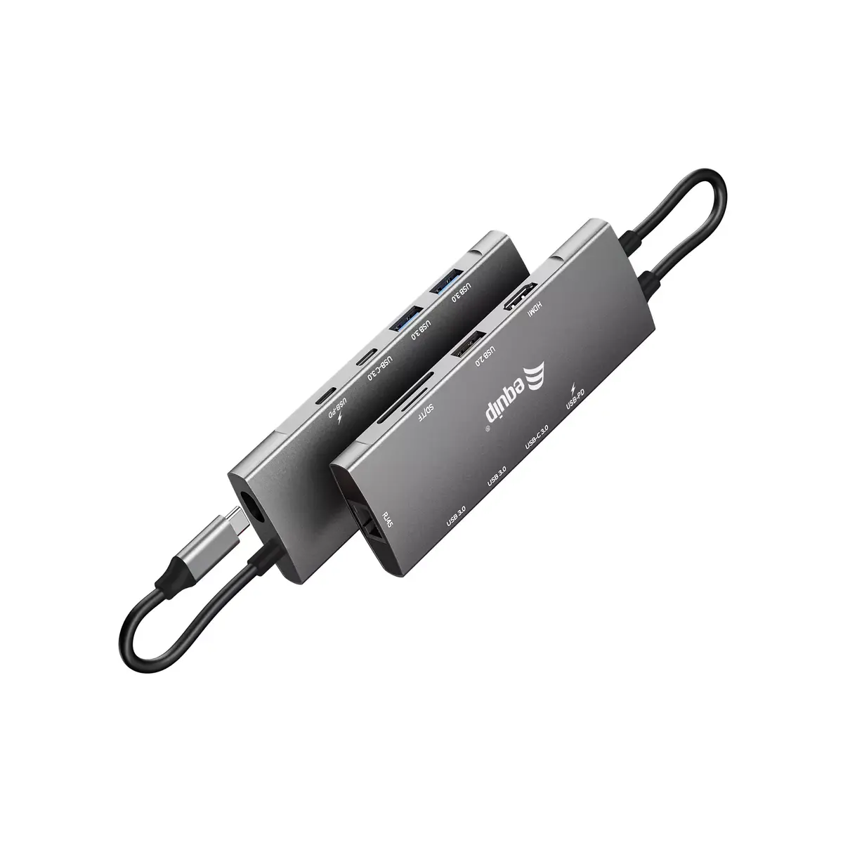 Multifunctional Adapter Equip USB-C 9 in 1 Photo 2