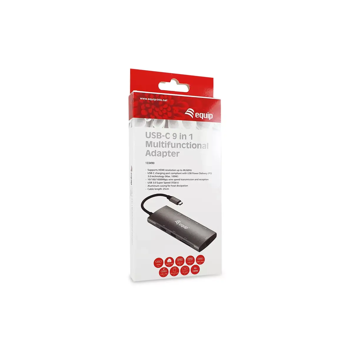 Multifunctional Adapter Equip USB-C 9 in 1 Photo 4