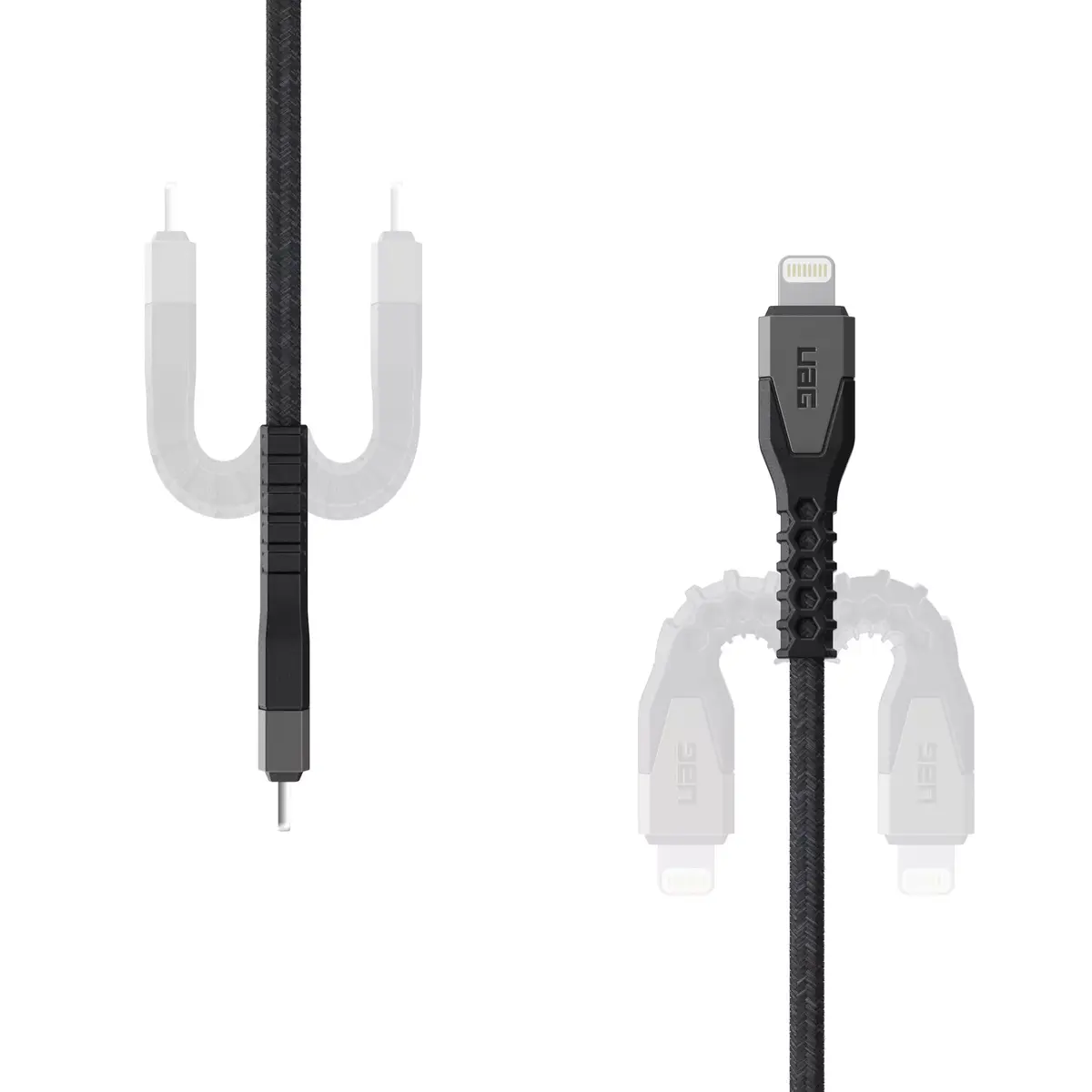Кабель питания USB-C на Lightning Urban Armor Gear Kevlar Core Photo 8