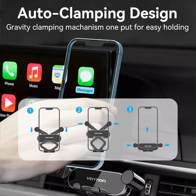 Vention Auto-Clamping Duckbill Clip car phone clamp Photo 6