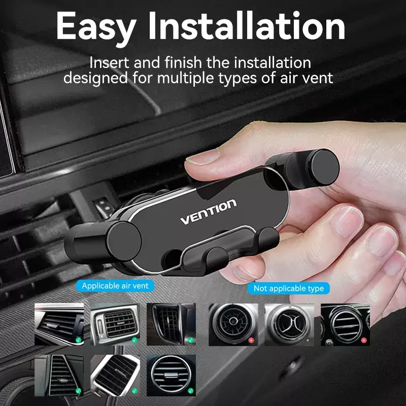 Vention Auto-Clamping Duckbill Clip car phone clamp Photo 7