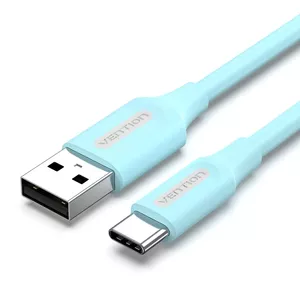 Vention COKSF USB kabelis USB 2.0 1 m USB A USB C Zils