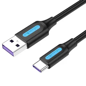 Кабель Vention CORBH USB-A — USB-C 2.0, 2 м, черный
