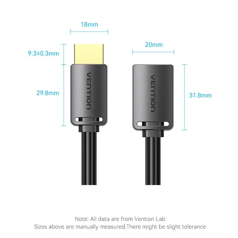 Vention AHCBD HDMI cable 0.5 m Photo 2