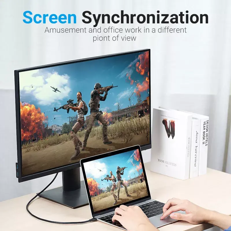 Vention USB-C → DisplayPort 8K кабель 2 м Photo 11