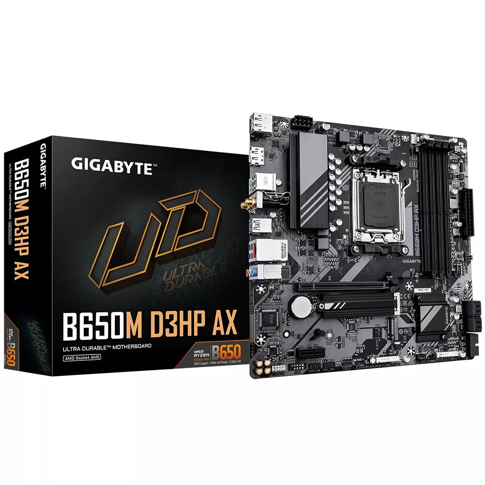 Mātesplate GIGABYTE B650M D3HP AX AMD